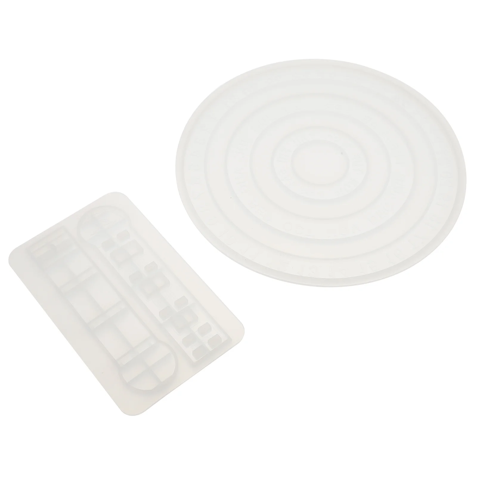 1Set Manual Calendar Mold DIY Plaster Mould Clear Texture Increase Childrens Creativity Easy to Use Calendar Making Mold