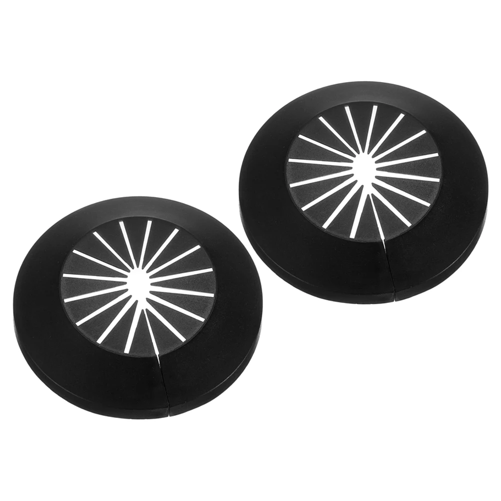 Cover Decoration Pipe Cover PP Plastic 75 X 13mm Black Color Escutcheon Collar Black Home Improvement Brand New