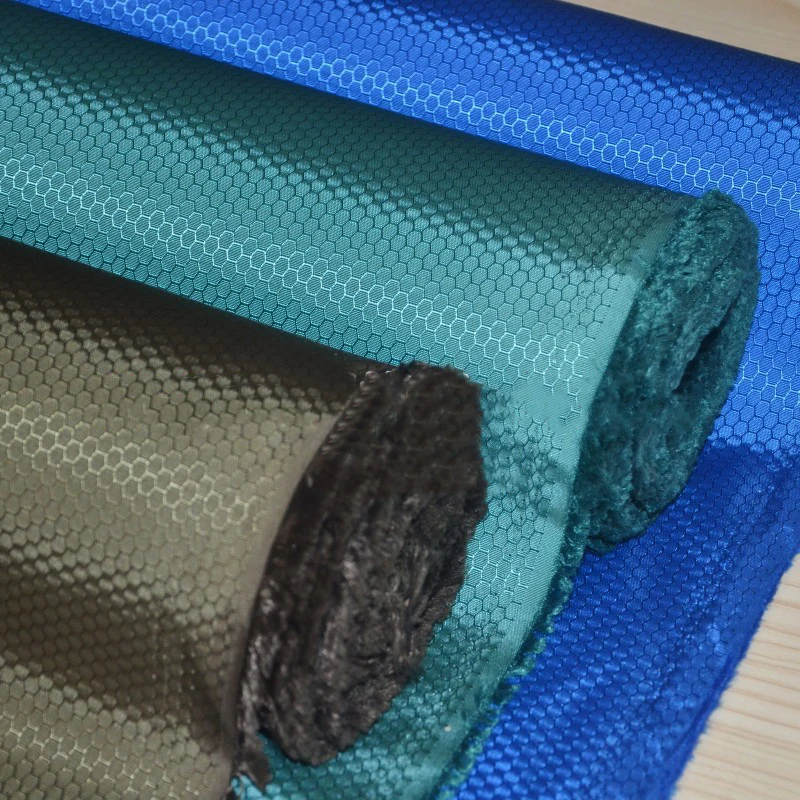 210D Honeycomb Jacquard Oxford Fabric Waterproof PU Coated Material for DIY Backpack Tent Luggage Storage Bag Durable Ripstop