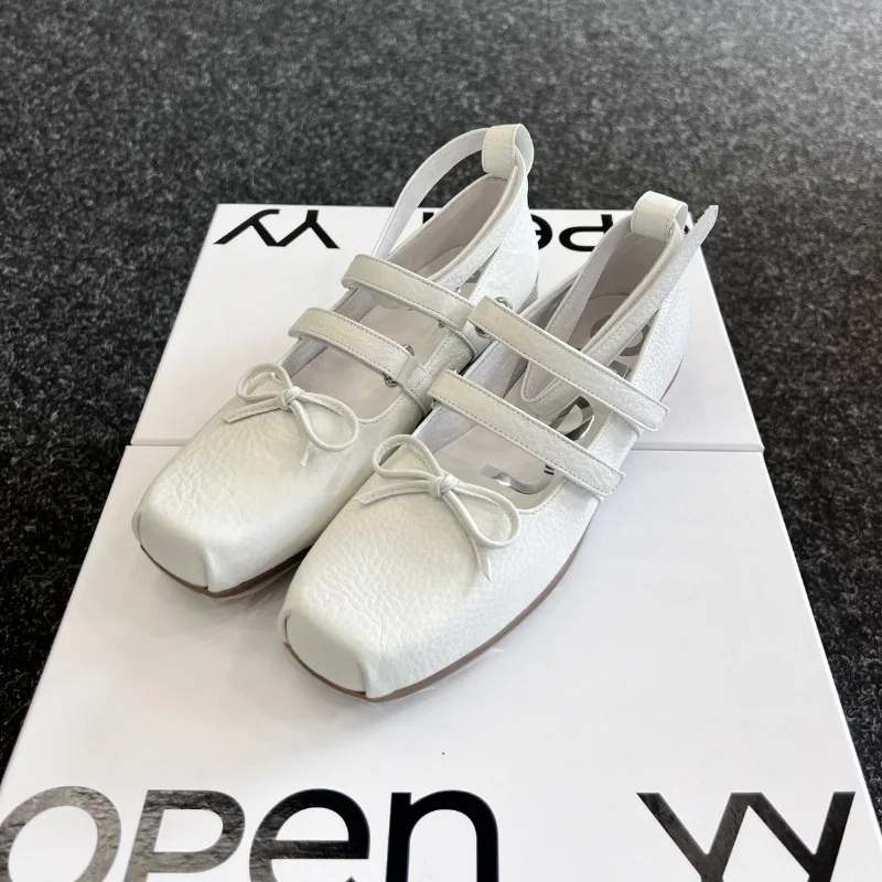 

2026 New Women Mary Jane Shoes Exquisite Ballet Casual Shoes for Woman Fashion Square Head Sneakers Designer Shoes Zapatos Mujer