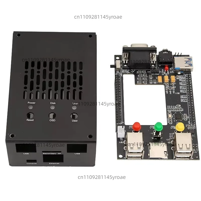 FPGA Retro Video Equipment Housing With IO Board Replacement Assembly Parts