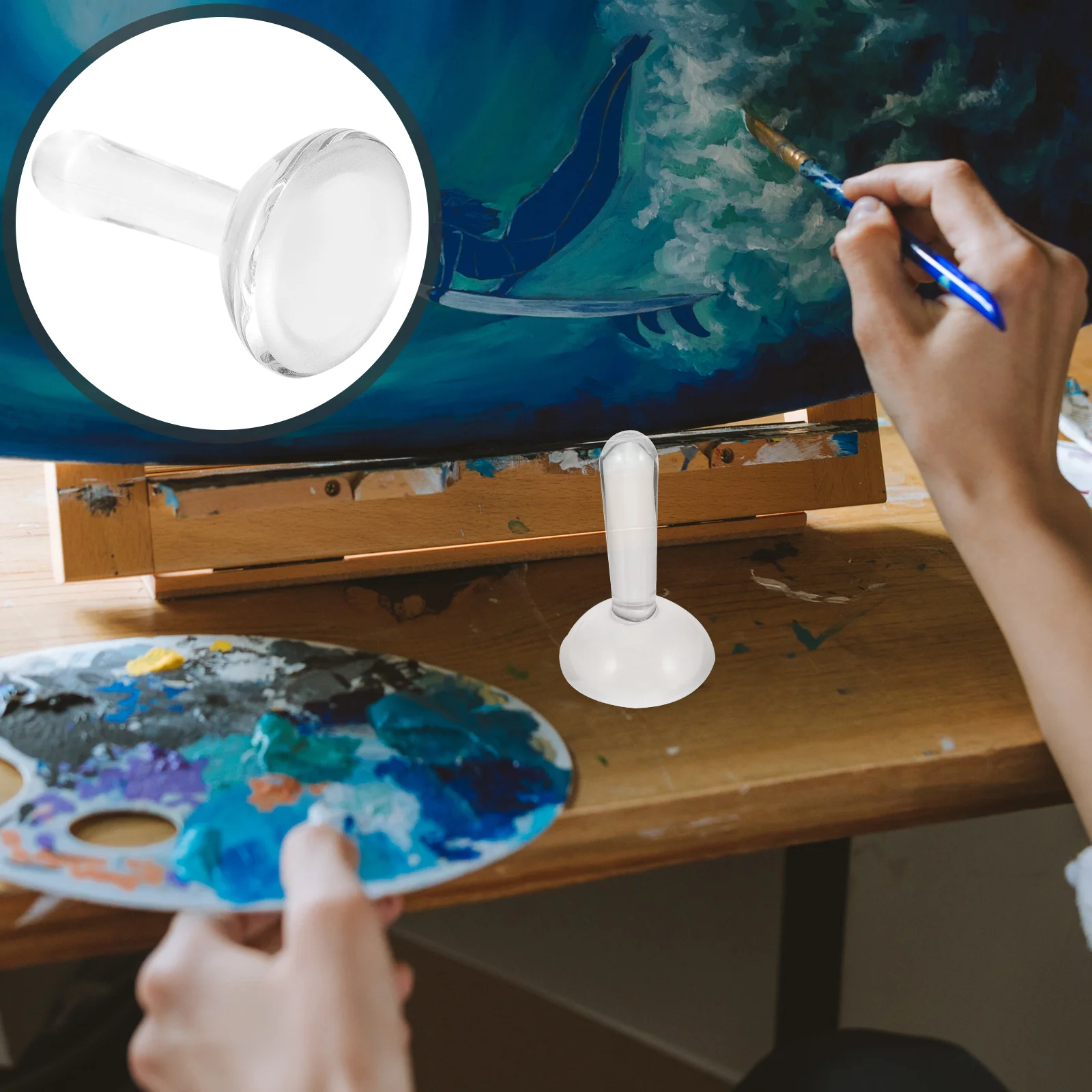 Grinding Pestle Spray Product Mixer Grinder Manual Practical Tool Glass Apparatus