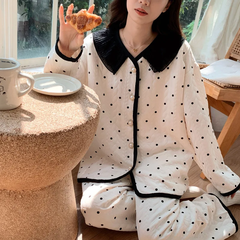 Autumn Breastfeeding Pajamas Breast Feeding Nightwear Maternity Nursing Pajama Sets Maternity Nursing Sleepwear Pregnancy Pyjama