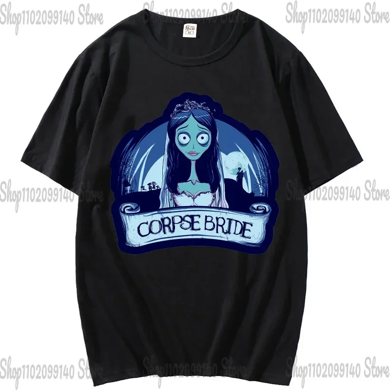 Corpse Bride Bride To Be Men's T Shirts Fun Tees Short Sleeve Round Collar T-Shirt MDE Unique Tops