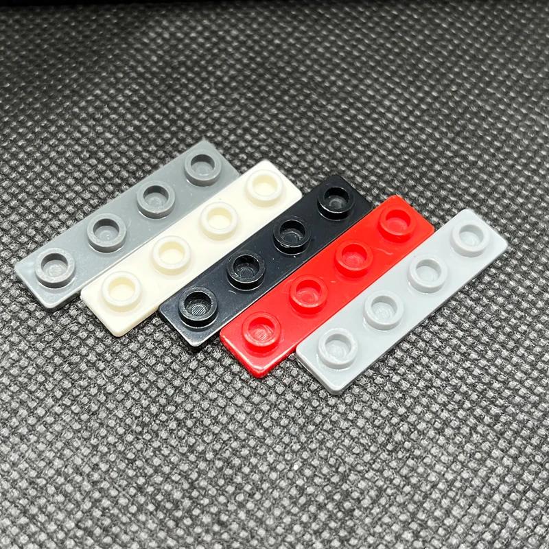 Tile Special 1x4 Inverted Plate Building Blocks Brick MOC Parts DIY Toys For Children Compatible Major Brand  40pcs/set Gift