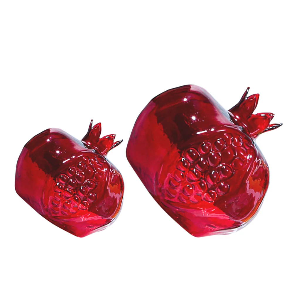 

2 Pcs Flower Bottle Arrangements Holder Pot Clear Vase Red Cute Bubble Vases for Flowers