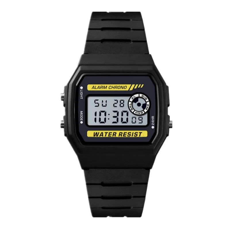 Women's Square Multi Functional Digital Timing Outdoor Sports Watch Cold Light Electronic Watch view 5