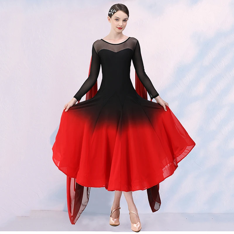 

Modern Dance Competition Dress 2023 New Women Standard Ballroom Dress Big Swing Waltz Practice Costumes Tango Dancewear Clothes