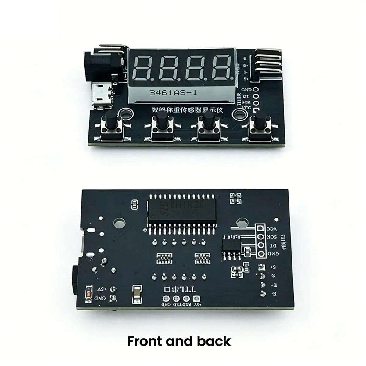 update. HX711 Smart Load Cell Display 24-Bit Weighing Indicator Electronic Scale Tensile Compressive Forces Dynamic Torque Value view 2
