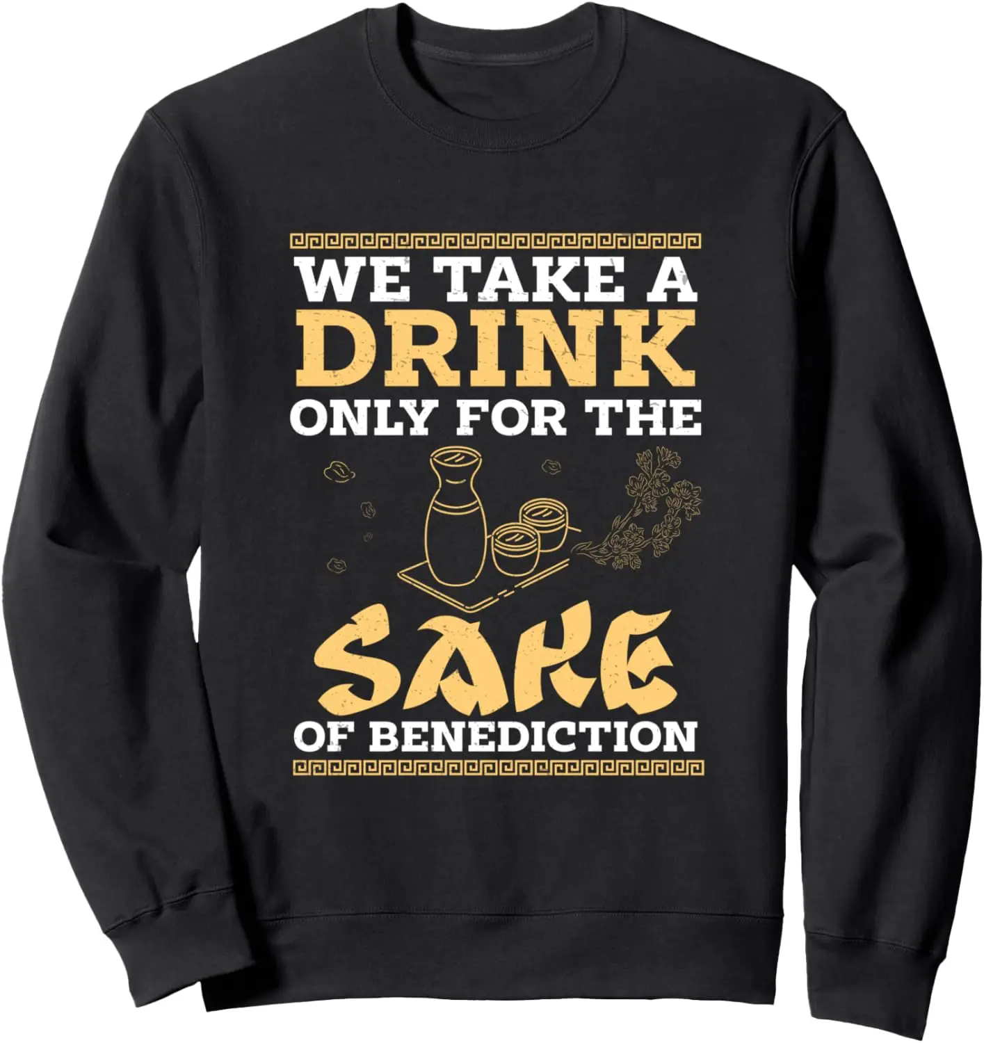 

Японский свитшот Sake Of The Benediction с забавным рисовым вином