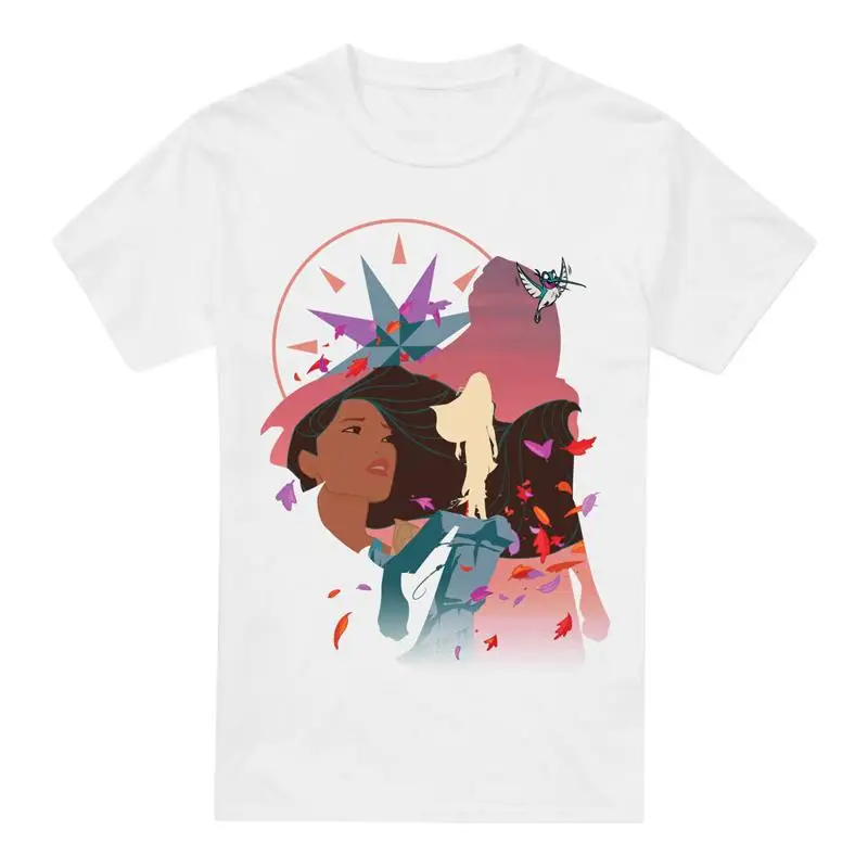 Pocahontas Silhouette T Shirt White