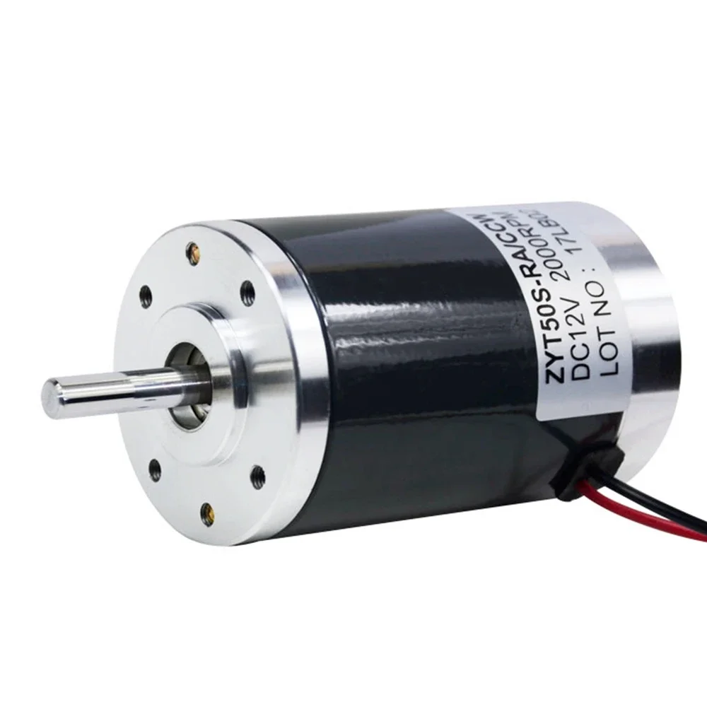 

50MM Photo Machine DC Motor 12V 24V Double Bearing CW/CCW Low Noise Permanent Magnet DC Motor 2000-4000 RPM