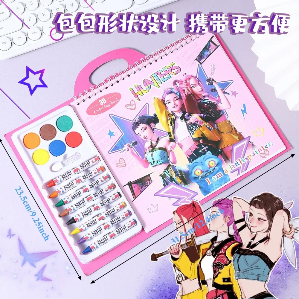 K-POP Demon-Hunters Anime Coloring Book, 4