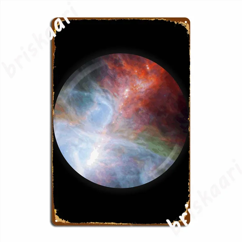 Orion Nebula Metal Plaque Poster Pub Wall Plaques Retro Tin Sign Poster