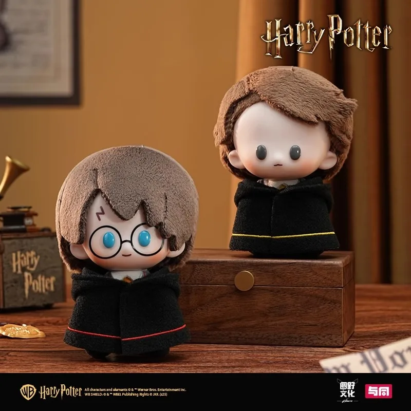 10 cm Harry Potter Blind Box Bean Eye Doll Misterioso ciondolo in vinile Figure anime Giocattoli da collezione alla moda per bambini Regali di compleanno