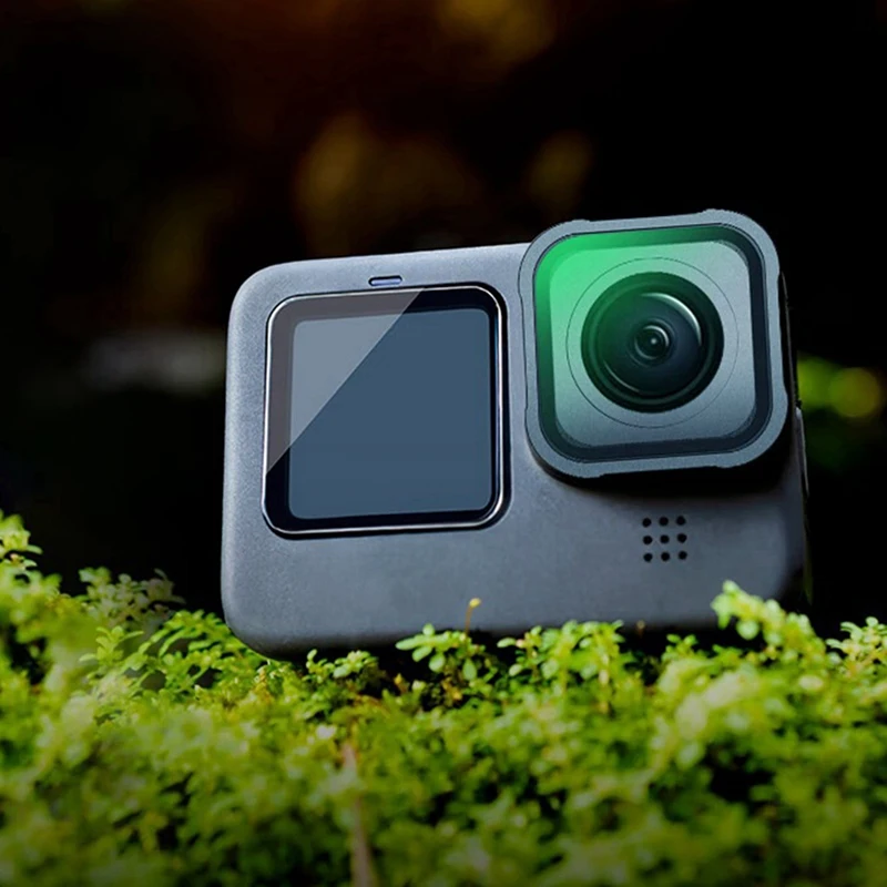 Lente macro 15x para câmera esportiva gopro hero, filtro de close-up, revestimento multicamadas antirreflexo, vidro óptico hd