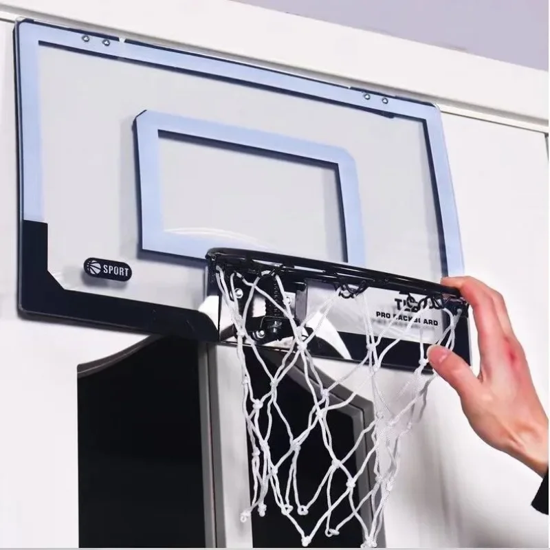 Children Kids Hanging Basketball Hoop Indoor Door Wall Mounted  Mini Basket Ball Board Toy Set with Pump Boys Gift