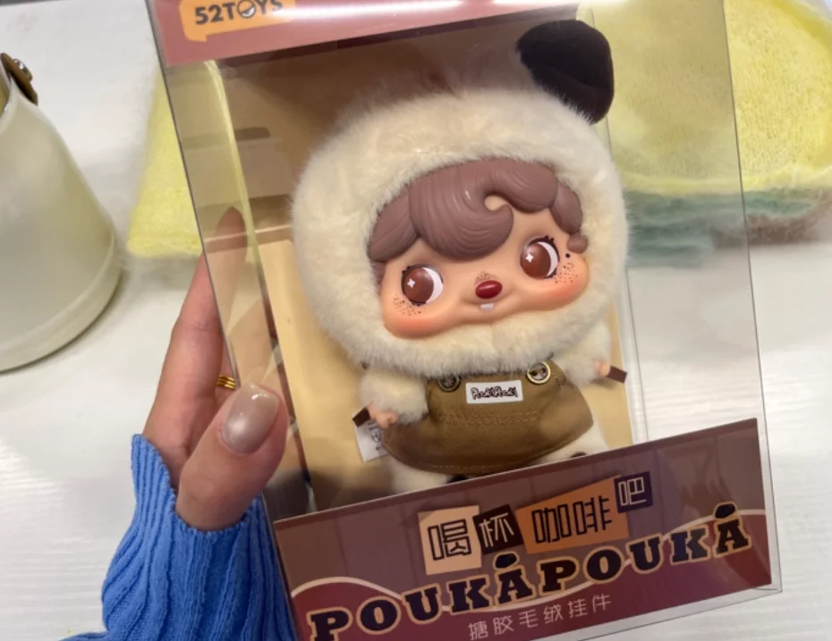 

【В наличии】 52 игрушки Пука, чашка кофе, подвесная подвесная карточка, милая мультяшная кукла, праздничный подарок для друзей