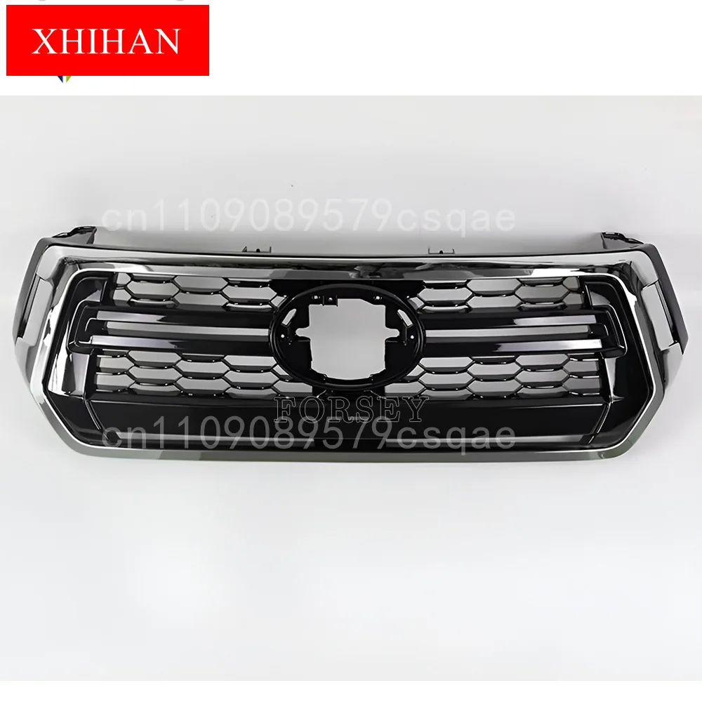 Auto Grille Fit For Hilux Revo Rocco 2018 2019 2020 Racing Grill Grills Mesh Mask Bumper Cover