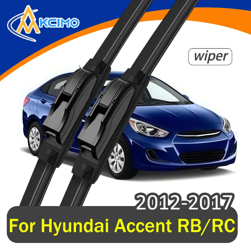 

Premium All-Season Front Wiper Blades Set For Hyundai Accent RB/RC 2012-2017 Quiet Streak-Free Cleaning Simple Installation