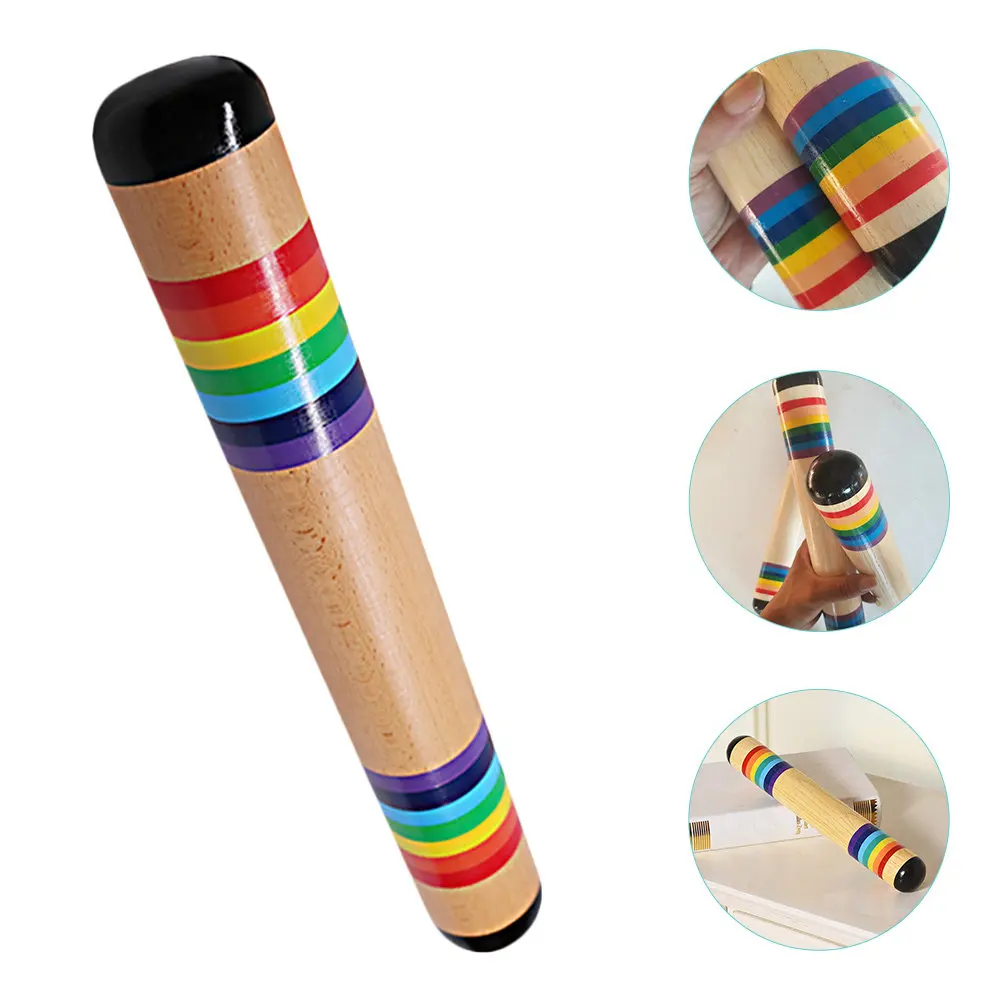 

Деревянная дождевая труба для детей: музыкальный развивающий инструмент, обучающий распознаванию цветов радуги, прочная, для развития слуха