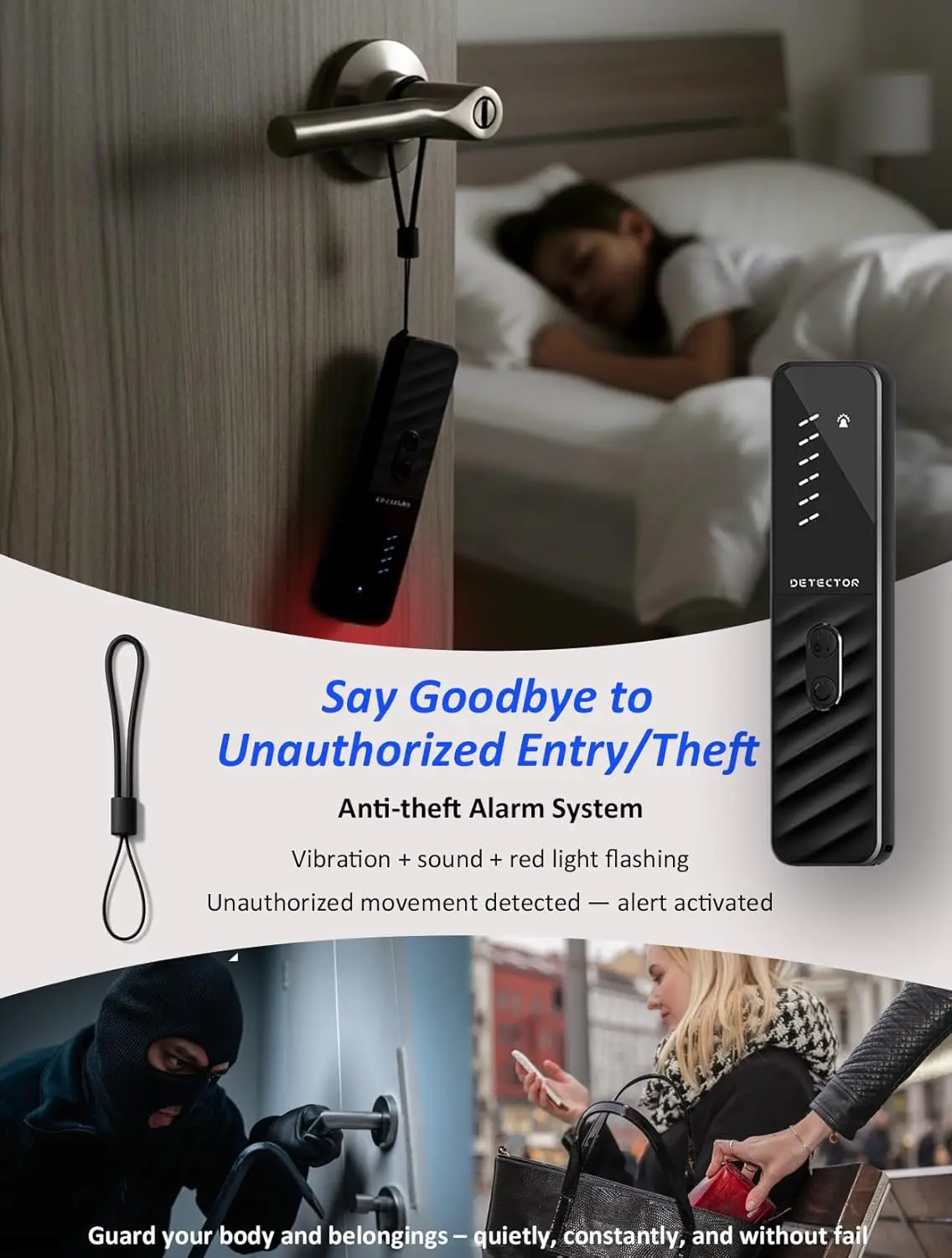 كاشف مضاد للتجسس مطور H5، كاميرا واي فاي للإشارة اللاسلكية للصيد وكشف جهاز تعقب GPS، إنذار مضاد للسرقة، حامي الخصوصية المحمول #1