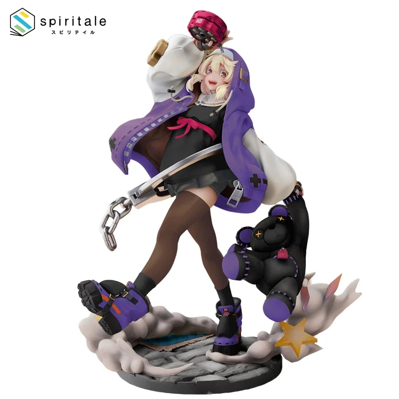 

Original Spiritale Bridget Guilty Gear Purple ver Genuine Anime Figure Genuine Collectible Model Satuette Dolls Ornament Gifts