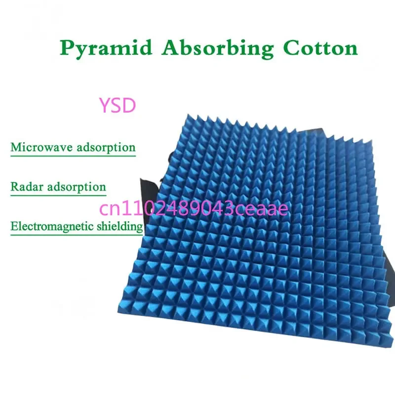 

Конусный хлопковый абсорбирующий материал для микроволновых и радарных волн, электромагнитного экранирования автомобилей, защиты от помех, абсорбирующий пеноматериал для темных комнат