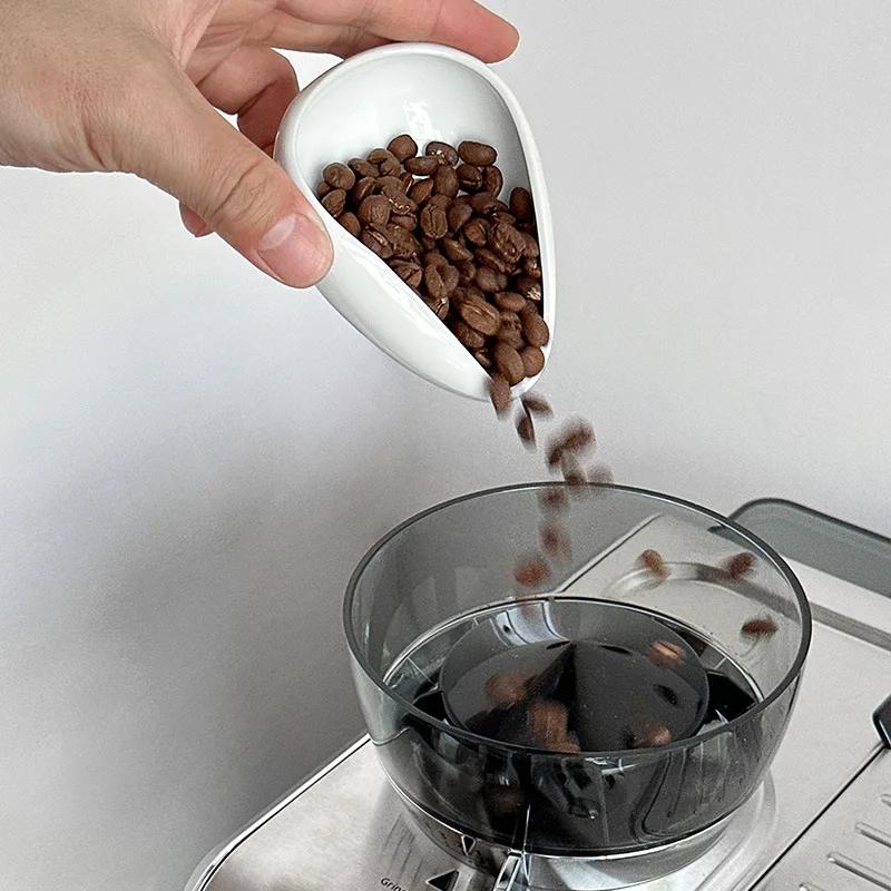 Coffee Beans Dose Trays Ceramic Weighing Bean Dish Measuring Tray  Espresso Coffee Accessories Weighing Tool for Home Kitchen
