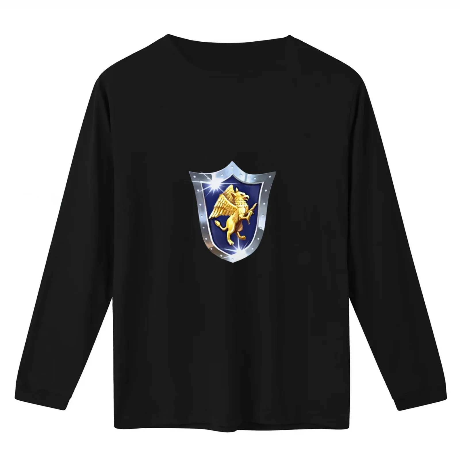 Heroes III Shield T-Shirt Summer Casual Cotton Tee Oversized Streetwear Tops Vintage Graphic Print Loose Fit Short Sleeve