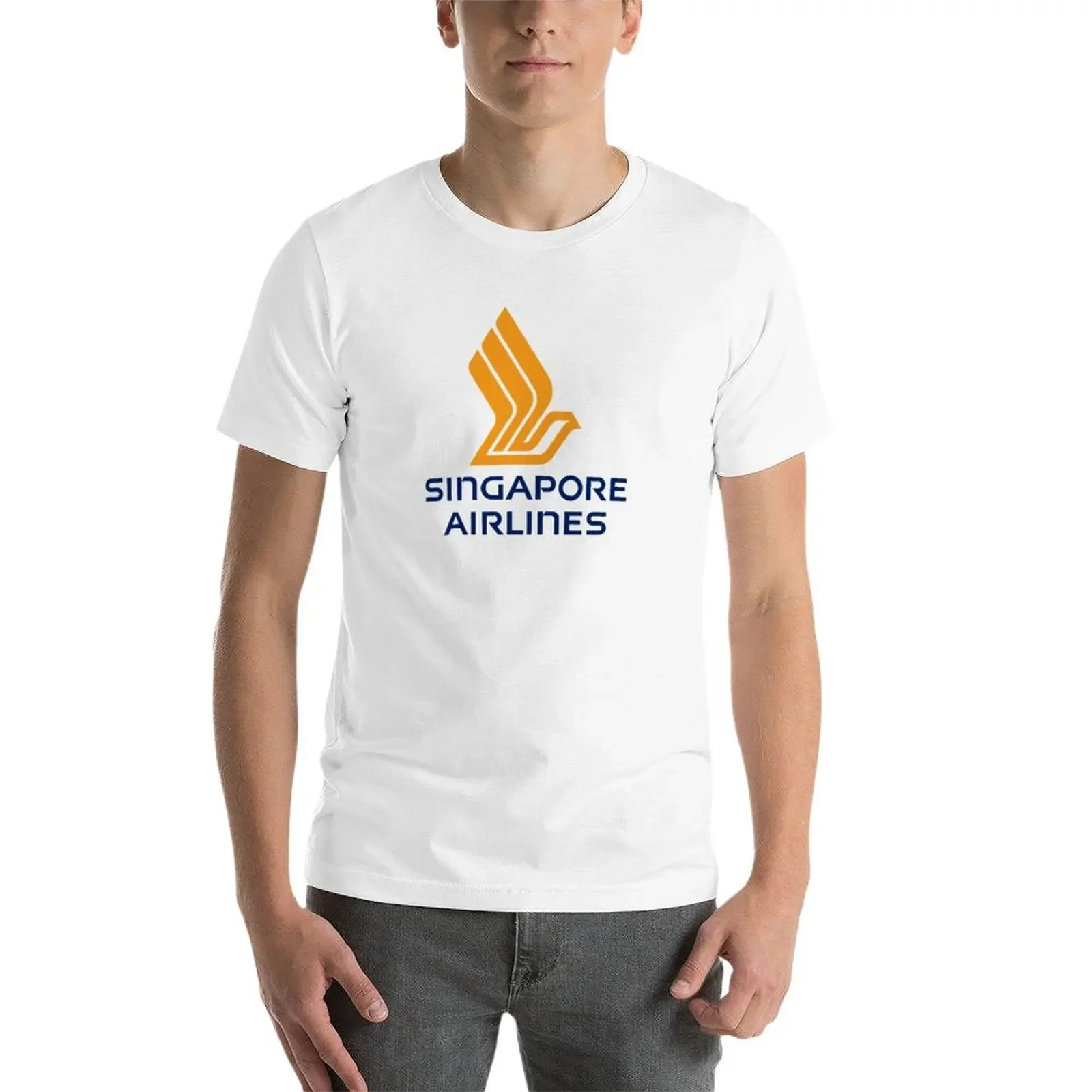 singapore airlines T-Shirt vintage tops mens t shirts