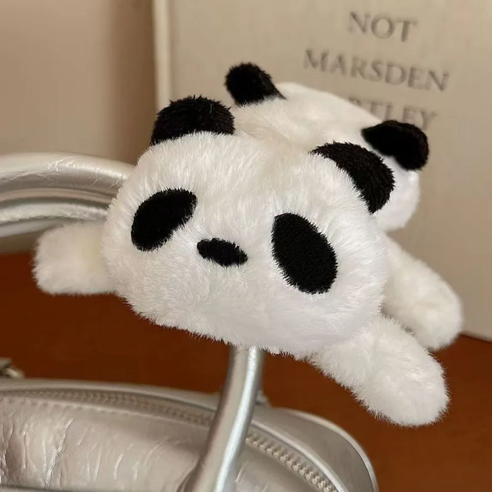 Cute Plush Panda Shark Hair Claw Women Large Size Cartoon Animal Acrylic Ponytail Holder Girls Fashion Hairpin Headwear Hairclip view 6