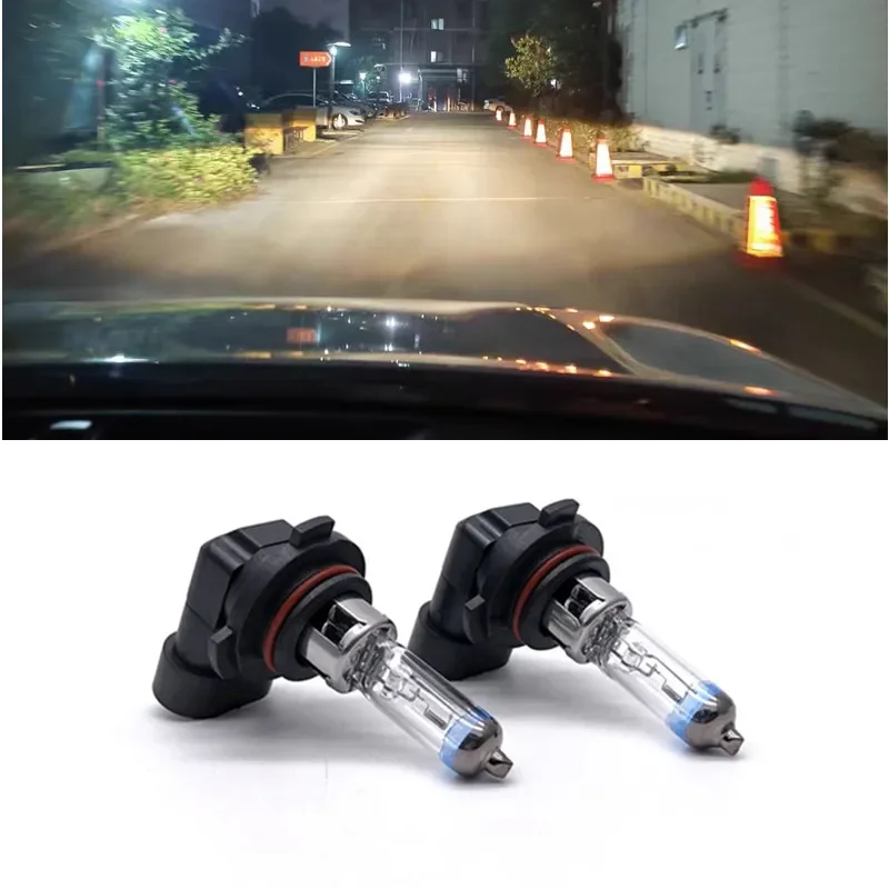 

2pcs HB4 Platinum head 55W 9006 Car Halogen Bulbs 12V Auto Bulb 3800K Headlights Lamp High and low light fog light bulb