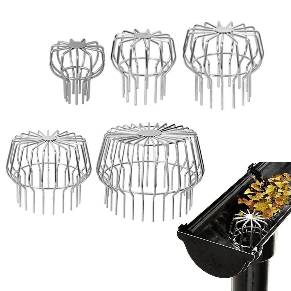 Gutter Components Drain Filter Pipe Protectors 50/75/110/160/200mm For Roof Balcony Sewer Home Hardware Outdoor Drain Pipe Parts
