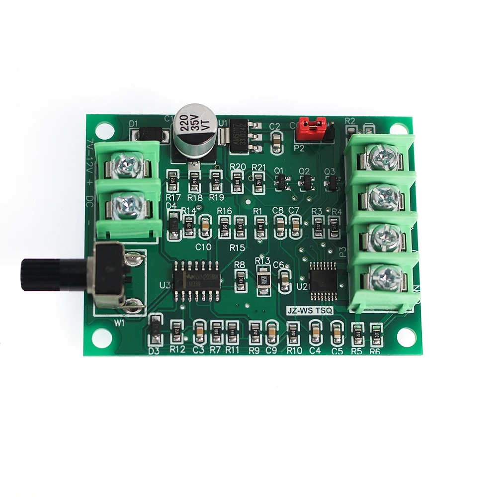 5V 12V Brushless DC Motor Driver Controller Board with Reverse Voltage Over Current Protection for Hard Drive Motor 3/4 Wire