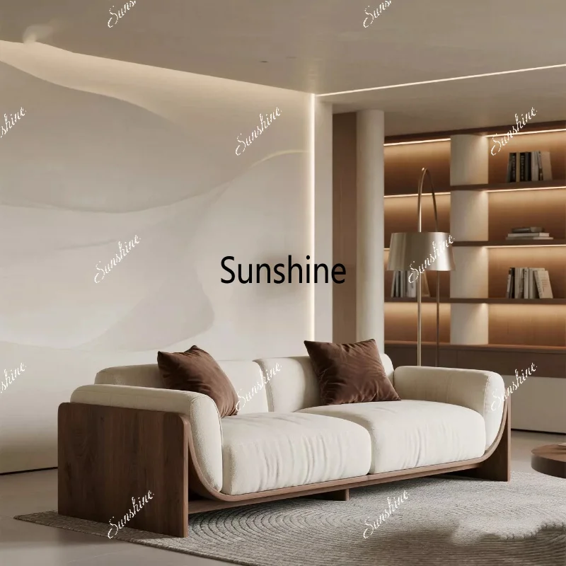 All solid wood new Chinese style, sofa removable and washable tenon and mortise structure living room furniture
