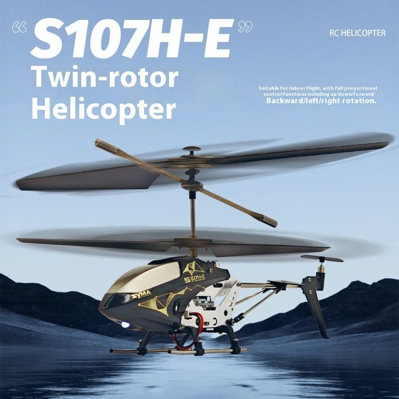 

S107H-E Double Propeller Fixed Altitude Helicopter Remote Control Model 4-Channel RC Helicopter Toy for Adults And Kids