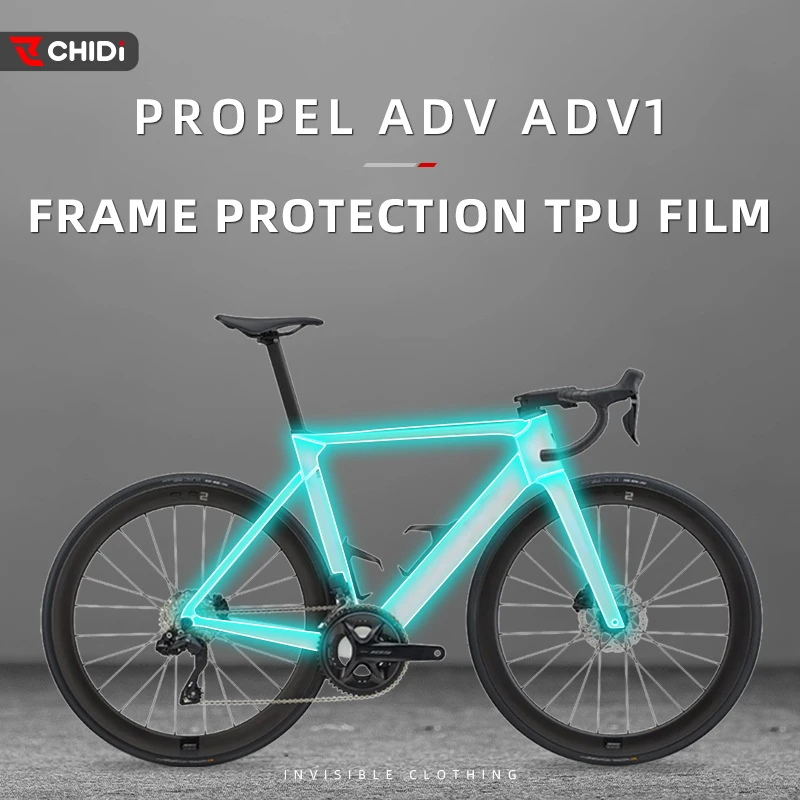 

For Giant Propel ADV ADV1 Road Bike Sticker - PP Protective Film, Waterproof, Bicycle Accessories