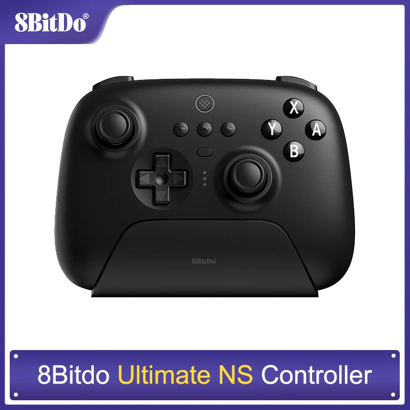 8BitDo - Ultimate Wireless Bluetooth Gaming Controller with Charging Dock for Nintendo Switch and PC, Windows 10, 11, Steam