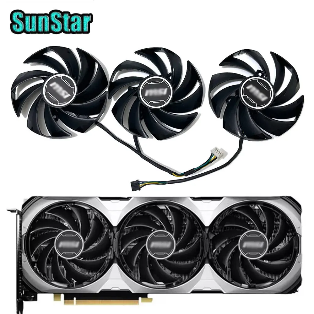 

NEW Original PLD09210B12HH 87MM RTX 4070 Video Card Cooling Fan For MSI GeForce RTX 4070Ti 4070 4070S 4060Ti VENTUS 3X GPU Fan