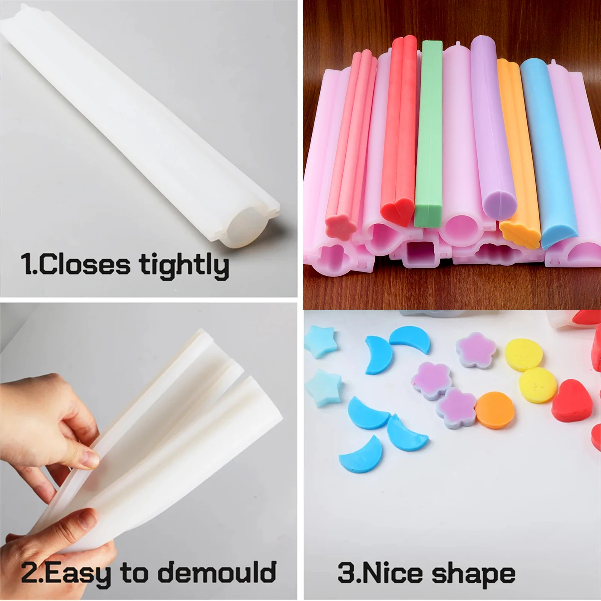 Tube Shape Silicone Soap Molds - Soap Making Youtube review and price