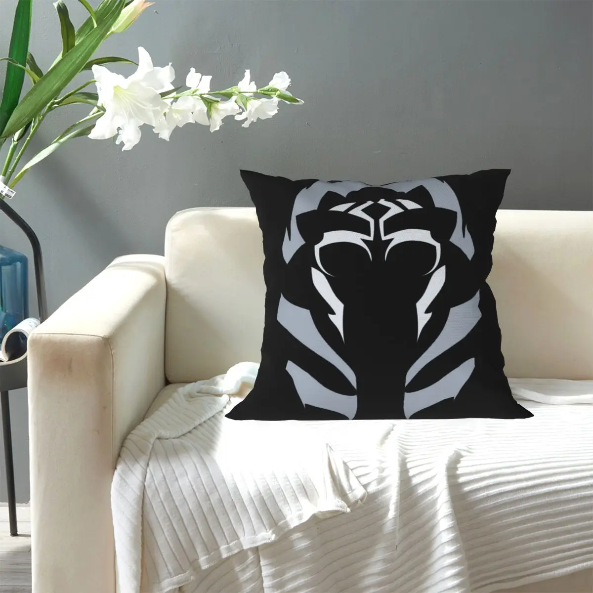 Ahsoka Storm Square Pillowcase Pillow Cover Cushion Zip Decorative Comfort Throw Pillow for Home Living Room
