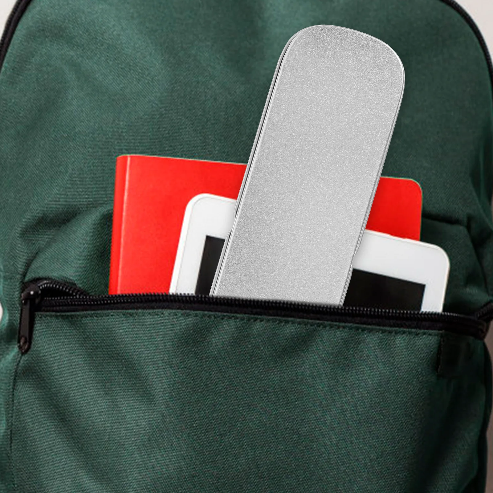 

2Pcs Metal Pen Holder Compact Pencil Case Box Anti-Scratch Stationery Container for Markers Crayons Office Supply Metal Pencil