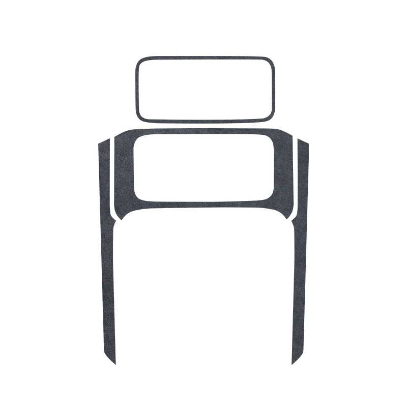 

For ZEEKR 001 2026 001Max 001 Ultra, Italian Suede Overlay Interior Decoration Sticker On The Car Rear Handrail Back Row Armrest