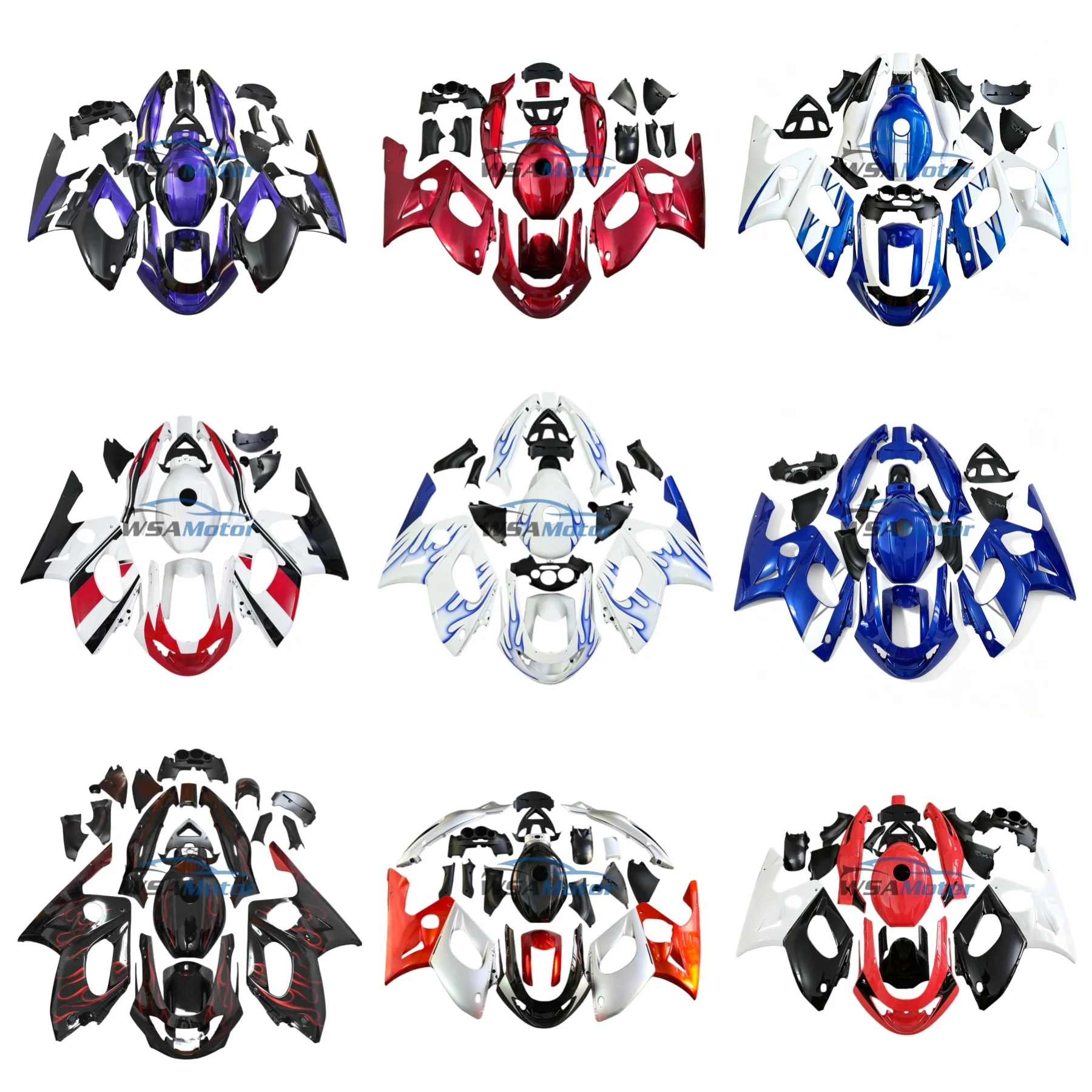 Custom Painted Gloss Finish Body Panels Fairings Thundercat Fairing Body For Yamaha Kit 600 YZF600R YZF 600R Kit 2006 1996 2002