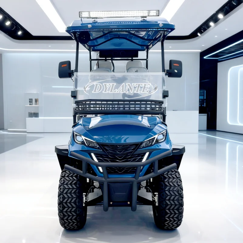 Fotografia 3: Novo Carrinho de Golfe Elétrico 2026 para 6 Passageiros com Bateria de Lítio Prática, Off-Road, 60V/72V, para Caça ao Ar Livre