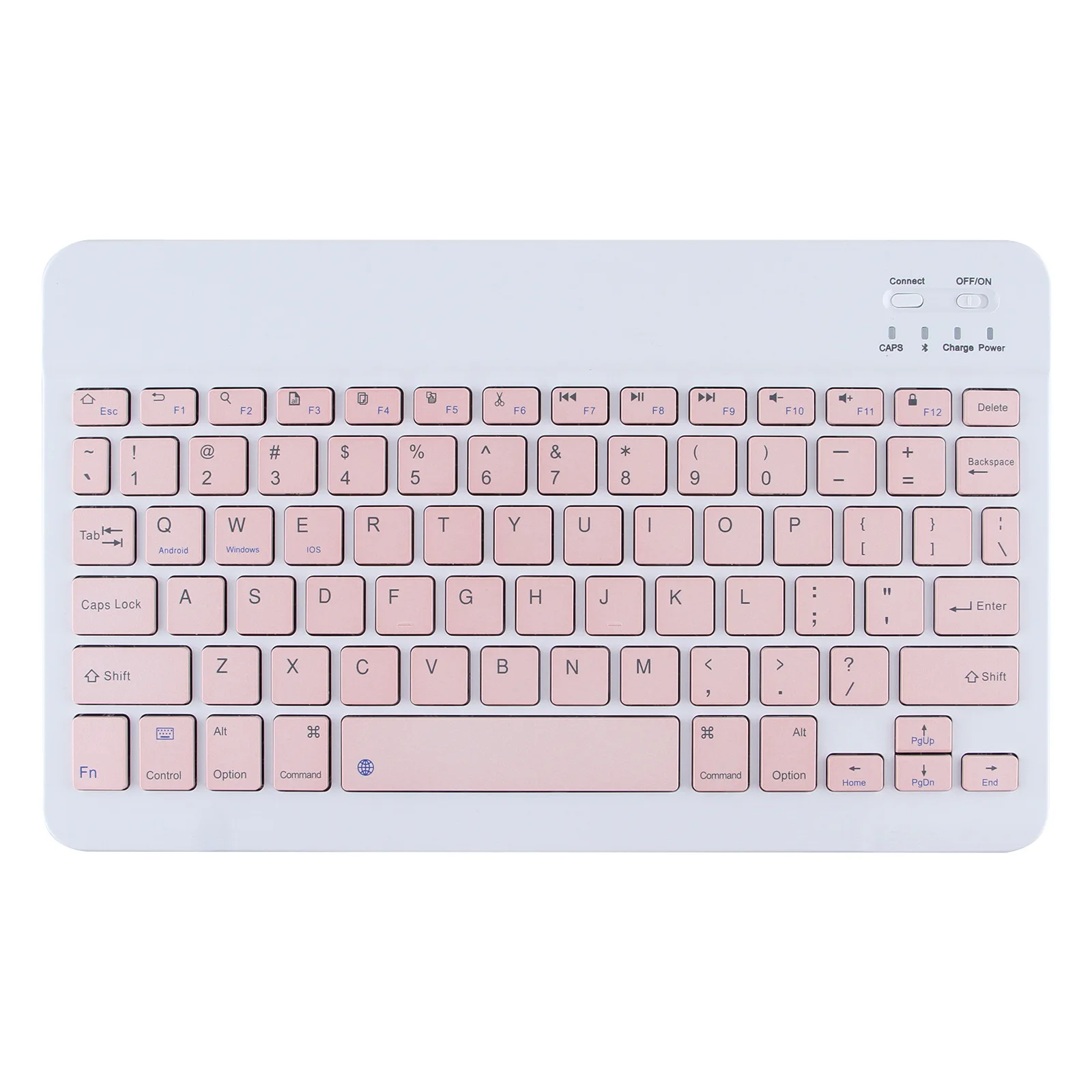 10 inch Portable Mini Wireless Bluetooth Keyboard For Tablet Laptop Smartphone iPad IOS Android Phone Russian Spanish Arabic