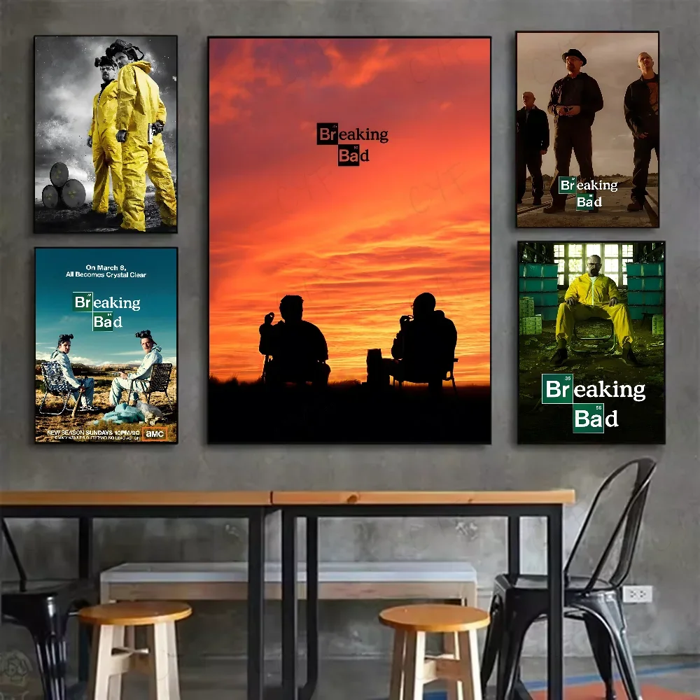 Pop TV Play Breaking Bad-Póster artístico en lienzo, pared artística HD, impermeable, para el hogar, sala de estar, dormitorio, bar, decoración estética