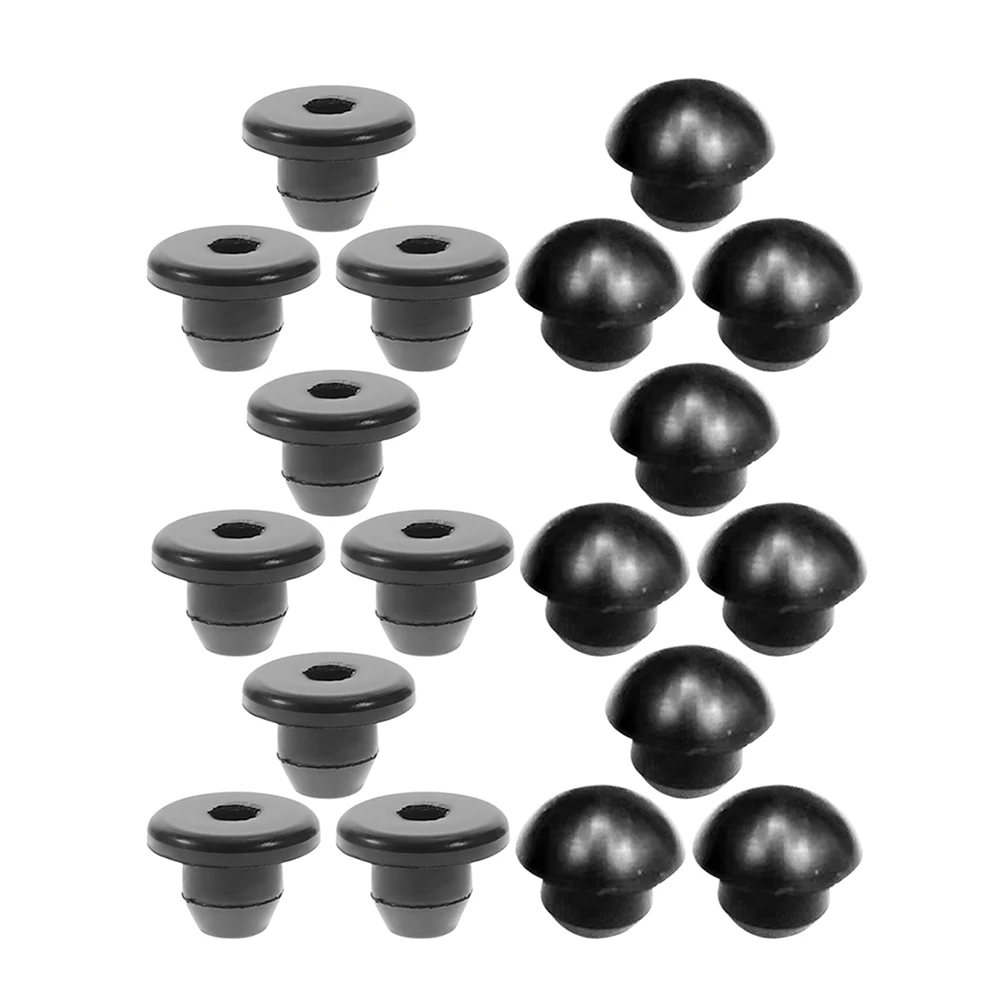 24 szt. Korki do wlewania oleju, korki do kranów, korki do butelek hydraulicznych podłogowych, części, materiał gumowy, wszechstronna kompatybilność, szczelność