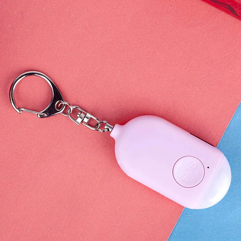 Personal Alarm Rechargeable Waterproof Emergency Self Defense SOS Alert Rape Whistle Safety Siren For Women Kids Elders